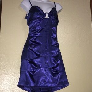 COPY - blue event mini dress NWOT tags
